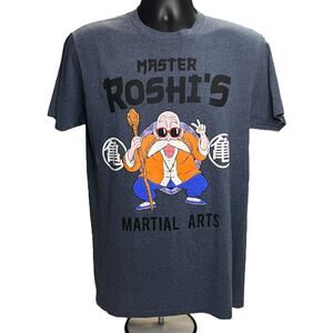 Dragon Ball Z Master Roshi’s Martial Arts T-Shirt (Ripple Junction) Men’s Medium